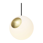 Suspension d�tail dor� c�ble noir bright spot - nordic tales