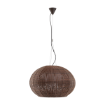 Suspension de jardin en aluminium graphite et abat - jour marron 72cm garota s / 02 - bover