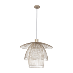 Suspension en m�tal champagne s papillon - forestier