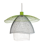 Suspension en m�tal multicolore s papillon - forestier