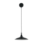 Suspension en m�tal noir lang - faro barcelona