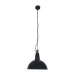 Suspension en m�tal noir lou - faro barcelona