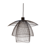Suspension en m�tal noir s papillon - forestier
