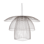 Suspension en m�tal taupe l papillon - forestier