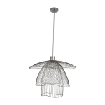 Suspension en m�tal taupe s papillon - forestier