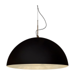 Suspension noire et blanche mezza luna - in - es. artdesign