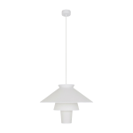 Suspension en papier murano blanche 58 cm ruche - market set