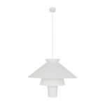 Suspension en papier murano blanche 78 cm ruche - market set