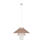 Suspension en papier murano et c�ramique rose 58 cm ruche - market set
