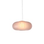 Suspension en plastique recycl� rose givr�e 50cm teresa frozen - kartell