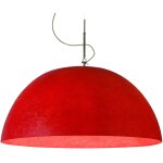 Suspension rouge mezza luna nebulite - in - es. artdesign
