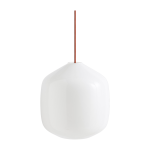Suspension en verre et cordon souple rouge 30cm buoy - hay