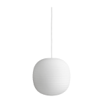 Suspension en verre givr� blanc 30 cm lantern - new works