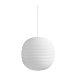 Suspension en verre givr� blanc 40 cm lantern - new works