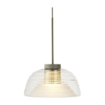 Suspension en verre souffl� et acier vert 37, 5x51, 5cm two layers - muuto