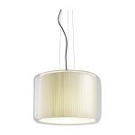Suspension en verre souffl� blanc 44cm mercer - marset