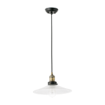 Suspension en verre transparent halita - faro barcelona