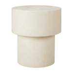 Table d'appoint 41 x 47 cm off - white en microciment elements - ethnicraft accessories