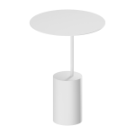 Table d'appoint en acier blanc 40cm ciro - metallbude