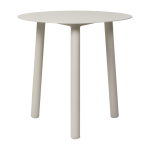 Table d'appoint en aluminium thermolaqu� dune blanche 45cm lilo - vincent sheppard