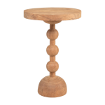 Table d'appoint en bois de dimb 50x76cm boule - versmissen