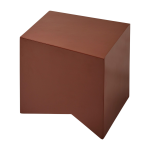 Table d'appoint en bois rouge brique 39x38x35cm basile - serax