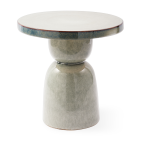 Table d'appoint en c�ramique gris 40x40cm pawn - pols potten