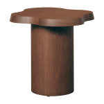 Table d'appoint en ch�ne effet noyer - gabrielle paris