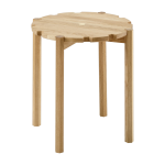 Table d'appoint en ch�ne naturel 50 cm pinion - emko