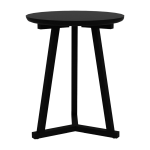 Table d'appoint en ch�ne noir s tripod - ethnicraft accessories
