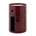 Table d'appoint design bordeaux 2 tiroirs componibili big - kartell