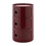 Table d'appoint design bordeaux 3 tiroirs componibili big - kartell