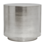 Table d'appoint en fer finition argent bross� step - house doctor