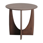 Table d'appoint g�om�trique en teck - ethnicraft accessories
