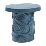 Table d'appoint en gr�s bleu 39x35x40cm mena - serax