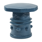 Table d'appoint en gr�s bleu 40x39x37cm clara - serax