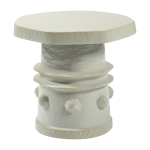 Table d'appoint en gr�s gris 40x39x37cm clara - serax