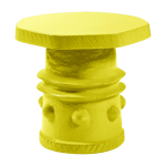 Table d'appoint en gr�s jaune 40x39x37cm clara - serax