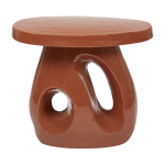 Table d'appoint en gr�s rust 52x37x45cm am� - serax