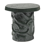 Table d'appoint en gr�s vert fonc� 39x35x40cm mena - serax