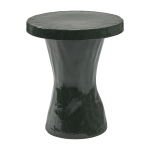 Table d'appoint en gr�s vert fonc� 40x49cm caro - serax