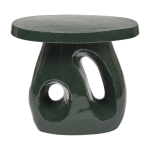 Table d'appoint en gr�s vert fonc� 52x37x45cm am� - serax
