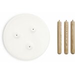 Table d'appoint grise et fr�ne l tablo grey - normann copenhagen