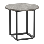 Table d'appoint en marbre gris du marais 50cm florence - new works