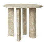 Table d'appoint en marbre sable 54, 4x45cm taula - ferm living