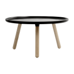 Table d'appoint noir et fr�ne l tablo noir - normann copenhagen