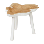 La table d'appoint organic - blanc naturel bazar bizar