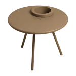 Table d'appoint pot de fleur int�gr� marron bakkes - fatboy