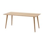 Table d'appoint rectangulaire en ch�ne massif huil� 110x50x48 cm in between sk23 - &tradition