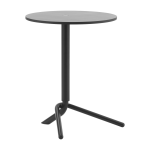 Table d'appoint ronde en bois et acier noir 45cm lift - normann copenhagen